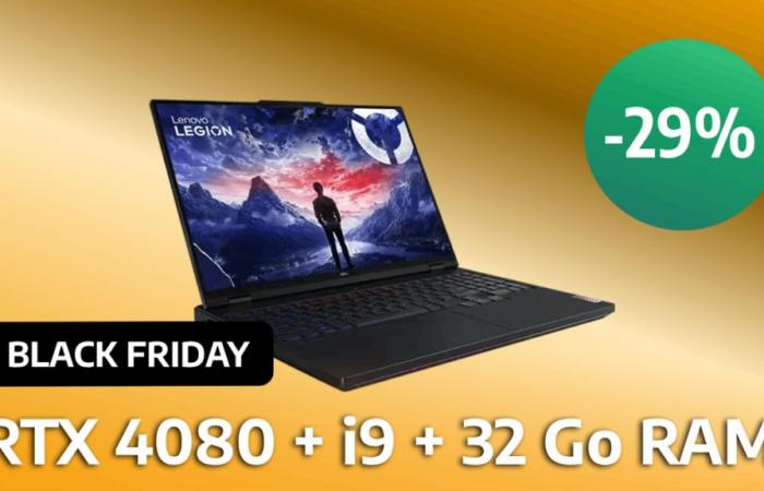 Aktion: Profitieren Sie am Black Friday von -29 % Rabatt auf dieses leistungsstarke Gaming-Notebook mit RTX 4080!