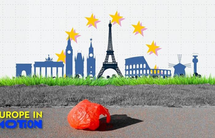 Welches EU-Land ist der größte Verbraucher von leichten Plastiktüten?