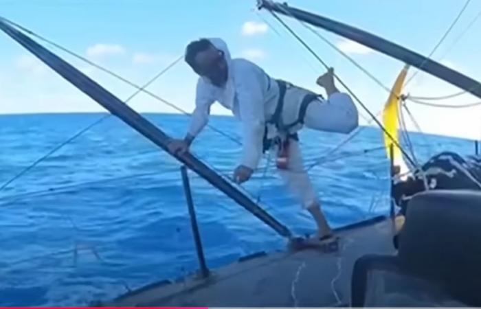 Schleifen, Schneiden, Schmirgeln, Kleben, Laminieren: Louis Burton, der MacGyver der Vendée Globe [Vidéo]