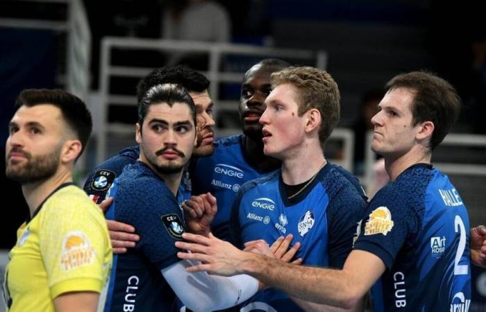 Volleyball. Sie werden ihre erste Champions League zu Hause in Saint-Nazaire erleben