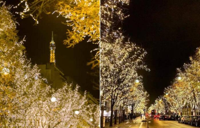 Entdecken Sie die erhabene, weihnachtlich geschmückte Avenue Montaigne