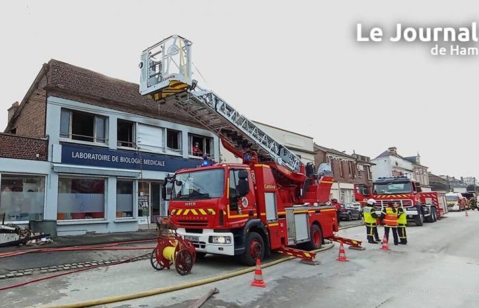 Das medizinische Labor von Ham wurde nach dem Brand am Samstag, dem 16. November, geschlossen