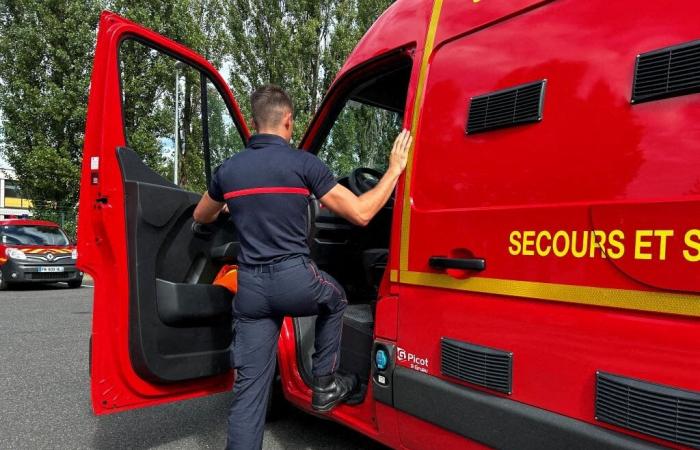 Die RN20 wurde nach einem Unfall in einer Richtung für den Verkehr gesperrt