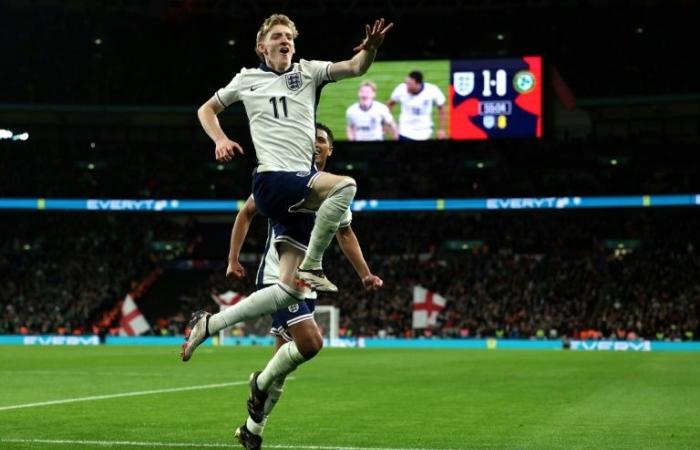 England gewinnt gegen Irland (5:0) und steigt in die Division A der Nations League auf