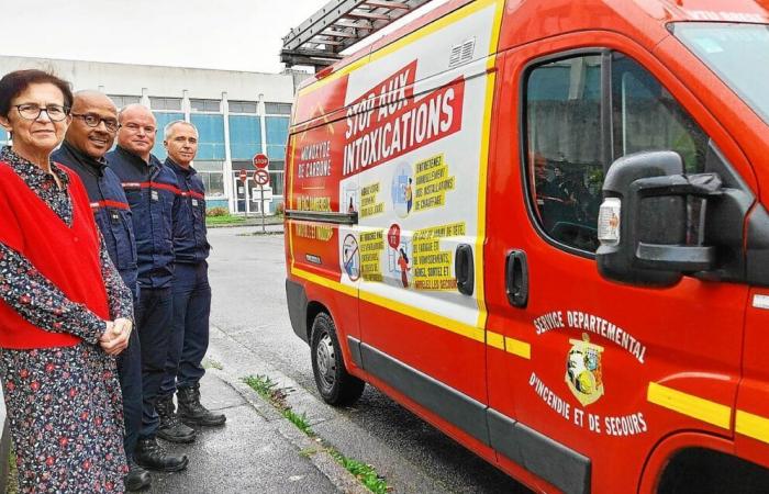 Kohlenmonoxid: Die Feuerwehrleute von Finistère werden Präventionsmaßnahmen auf ihren Lastwagen mitführen [En vidéo]