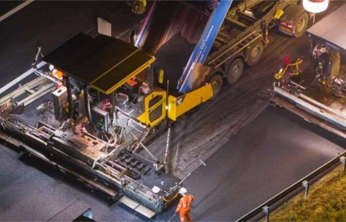 Ein Teil der Autobahn A61 war zwei aufeinanderfolgende Nächte wegen Arbeiten in Aude gesperrt