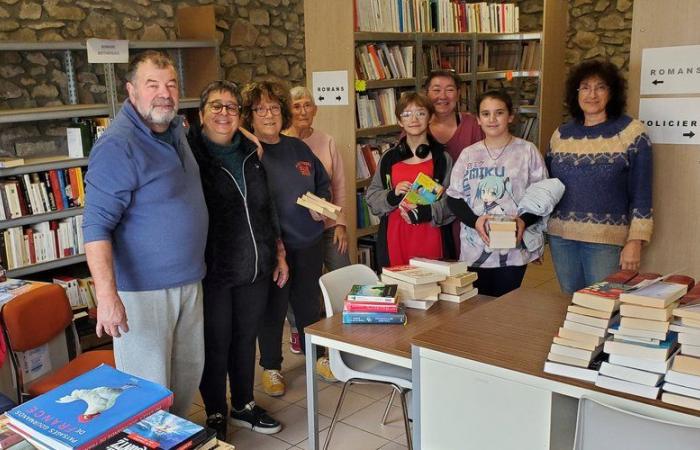 Die Bibliothek in Roubia wird neu gestaltet