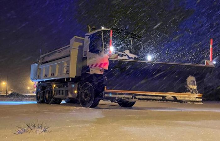 Das Departement Marne reduziert die Schneeräumung auf Straßen