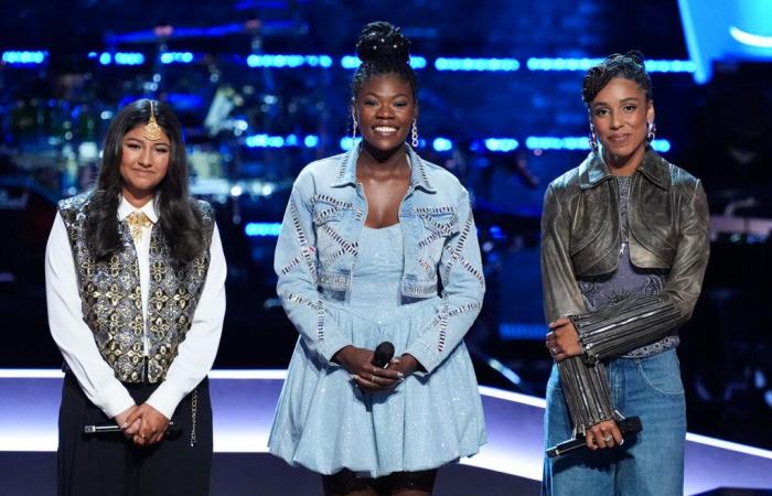 Torre Blake, Chrisdeo & Mikaela Ayiras The Voice Staffel 26 Knockout