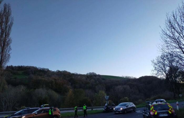 Weitere Kontrollen auf den Straßen von Cantal