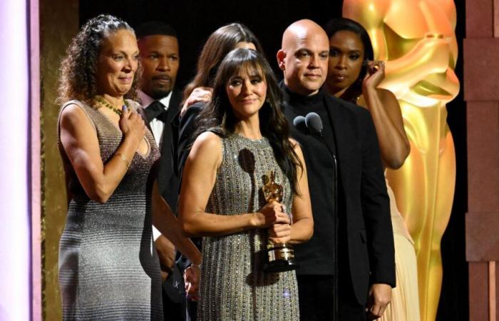 Die Tochter von Quincy Jones, Rachida Jones, war sehr emotional bei der Verleihung eines posthumen Oscars für ihren Vater