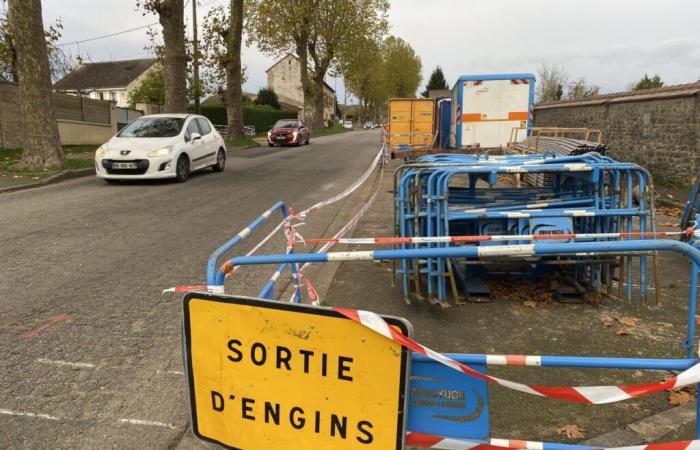 In dieser Stadt in Eure geht eine Baustelle zu Ende, eine andere geht weiter