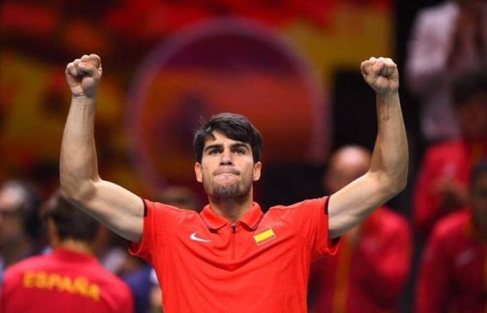 Davis-Cup. Carlos Alcaraz gleicht für Spanien aus und wehrt den Ausfall von Rafael Nadal ab