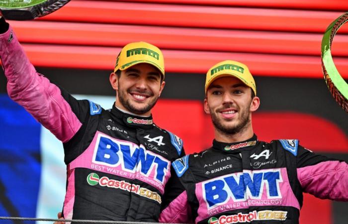 Esteban Ocon und Pierre Gasly gaben das Ziel von Alpine vor