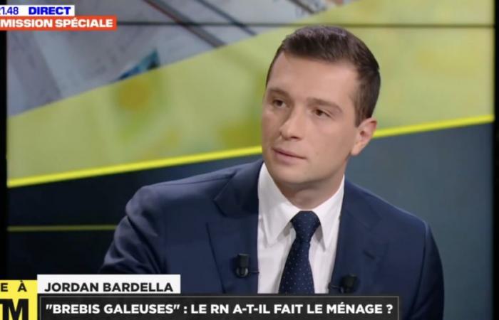 Jordan Bardella hat bei BFMTV auf die Schuld gedrängt?