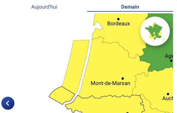 Wetterwarnung – Hautes-Pyrénées, Gers, Haute-Garonne, Ariège, Pyrénées-Atlantiques und Landes in Alarmstufe Gelb wegen heftigem Wind und Schnee in den Bergen am Mittwoch, 20. November