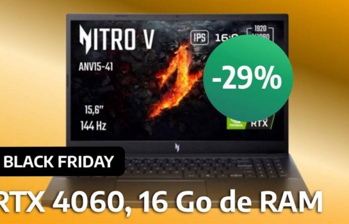 Ein Gaming-Laptop zum Schnäppchenpreis am Black Friday? Dieses Acer Nitro-Gerät mit der RTX 4060 ist -29 % günstiger und ideal für kleine Budgets