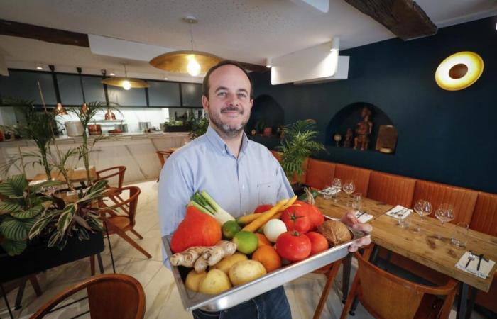 Benoît Lefer begründet die gastronomische Gastronomie durch die Zusammenarbeit mit dem Arbeitsassistenzzentrum Le Treuil Moulinier