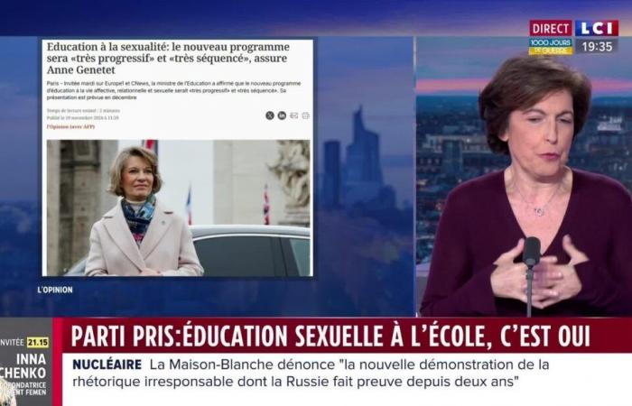 Les Partis Pris: „Sexualerziehung in der Schule, das ist ja“, „Flugzeuge, China ist im Spiel“ und „Berlin, der Satz, der schockiert“ – 24 h Pujadas, die Nachrichten in Fragen