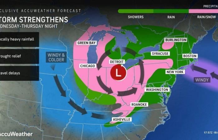 Schwerer Sturm wird diese Woche Nordosten treffen: Schnee, Wind und Wellen werden erwartet