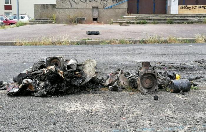 Gefängnis wegen brennender Mülltonnen in Argentan während der Unruhen nach Nahels Tod