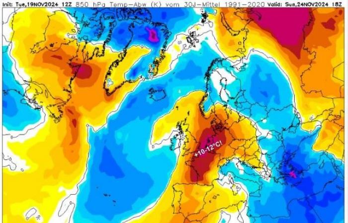 Eine schnelle Umstellung auf extrem mildes Herbstwetter steht bevor