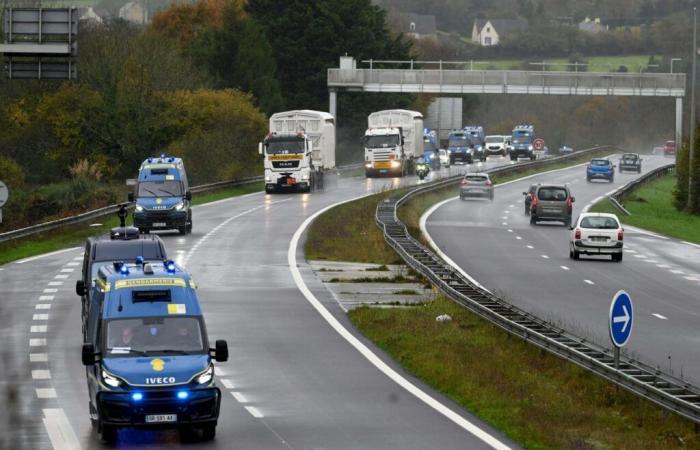 Es war der letzte Konvoi mit deutschem Atommüll, ein außergewöhnliches Gerät, das von Orano La Hague aus startete