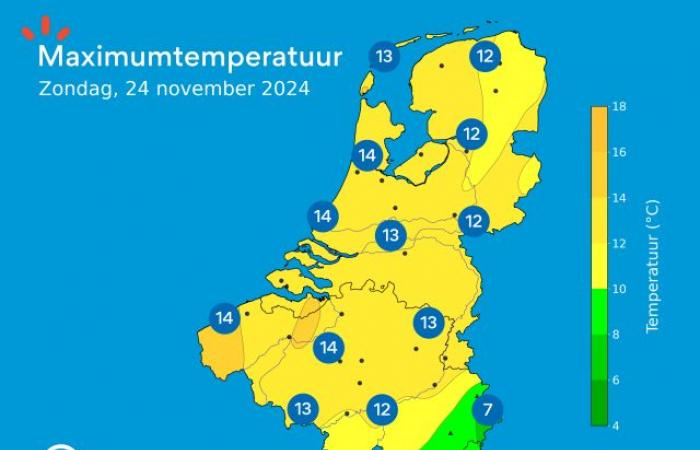 Eine schnelle Umstellung auf extrem mildes Herbstwetter steht bevor