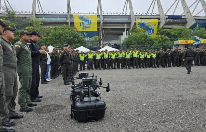 Mindestens 1.700 Polizisten werden beim Spiel der kolumbianischen Nationalmannschaft für Sicherheit sorgen