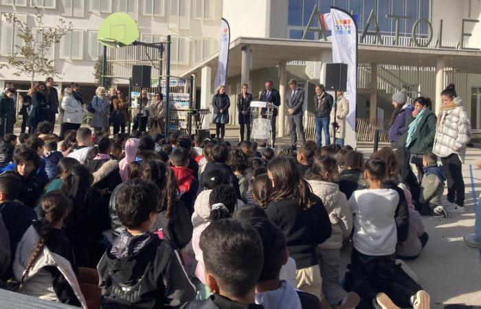 Die an diesem Montag, dem 18. November, eingeweihte neue Anatole-France-Schule ist „eine Chance“ für den Bezirk Île de Thau