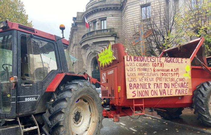 Mobilisierung der Bauern: Traktoren kehren in die Innenstadt von Limoges zurück