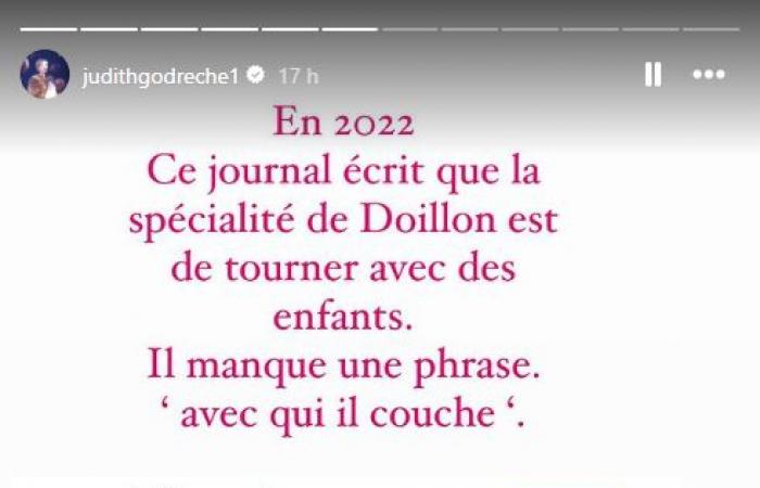 Judith Godrèche wird wegen Verleumdung gegen Jacques Doillon angeklagt, sie drückt ihre Wut aus