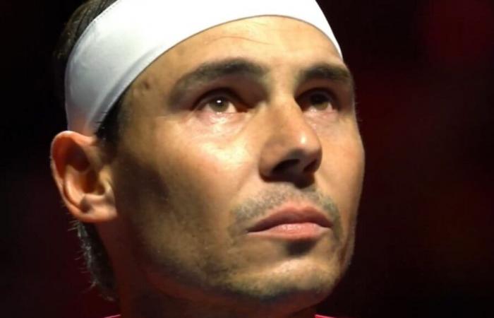 die immense Emotion von Nadal, der vor seinem möglicherweise letzten Spiel in Tränen ausbrach