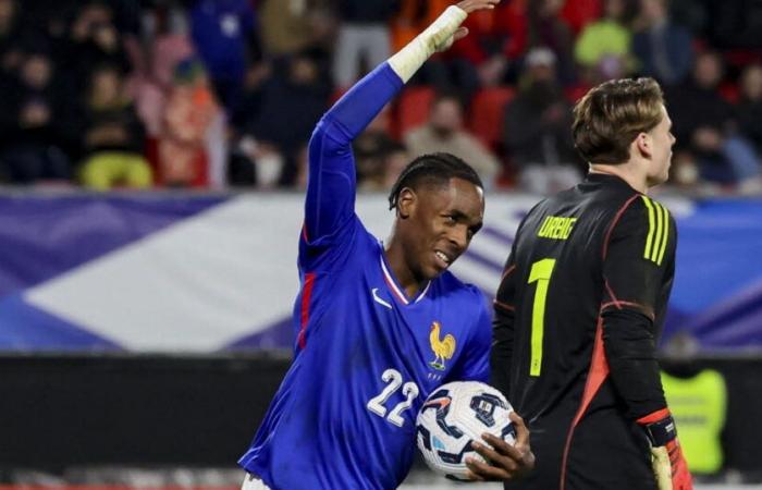 Fußball. Die Bleuets gewinnen ein knappes Spiel gegen Deutschland