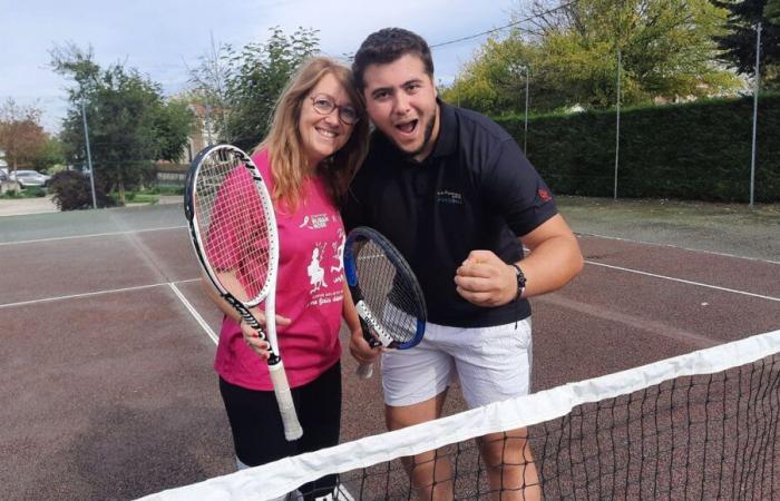 (2/5) Vanessa spielt Tennis mit ihrer Familie: „Ich möchte nur eine schöne Zeit mit meinem Sohn haben“