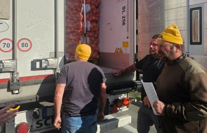 DIREKT. Wütende Bauern: „Wir werden sie blockieren, nicht leeren“, versichern die Bauern vor den ersten blockierten Lastwagen an der Mautstelle Boulou auf der A9