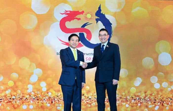 Thailand und China sind bereit für das Goldene Jubiläum 2025