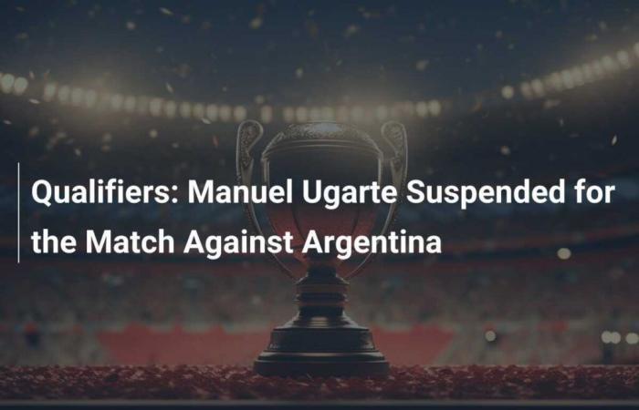 Qualifiziert: Manuel Ugarte für Argentinien-Spiel gesperrt