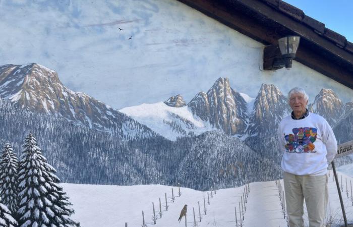 Radio Chablais – Für den Maler Willy Läng ist das Dorf Château-d’Oex eine lebensgroße Leinwand