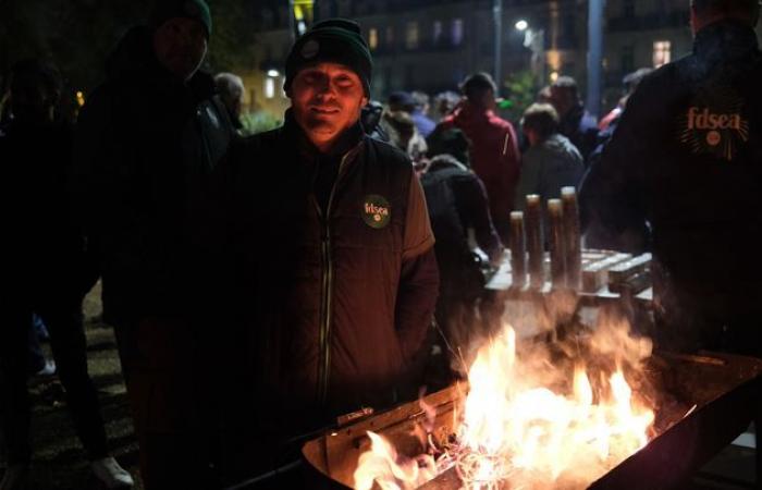 In der Dordogne veranstalten Bauern ein Barbecue, um auf das Abkommen mit dem Mercosur aufmerksam zu machen