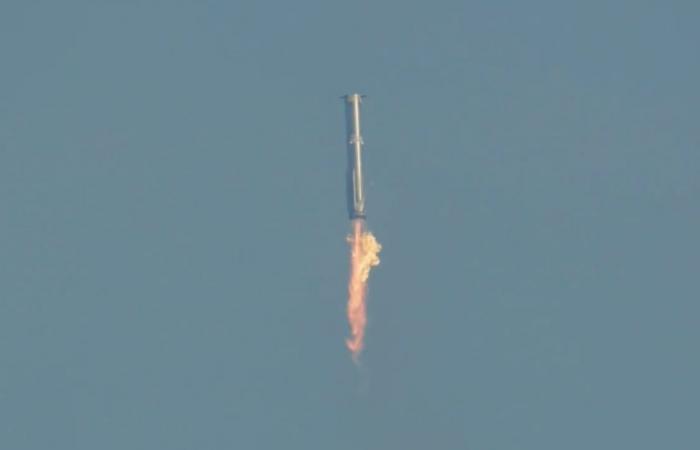 Start von Raumschiffflug 6: SpaceX bricht Fangversuch ab, da Trägerrakete herunterspritzt