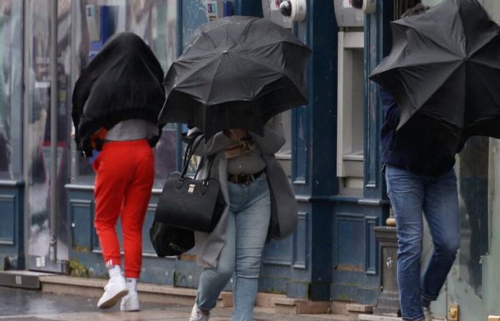 Regen und starker Wind über einem großen Teil des Landes: Die Wettervorhersage für diesen Dienstag Region für Region