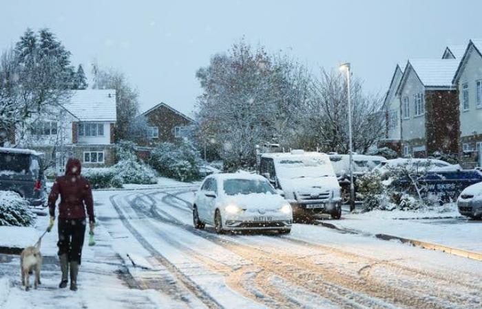 In Bildern: Großbritannien zittert, während das Schneewetter hereinbricht