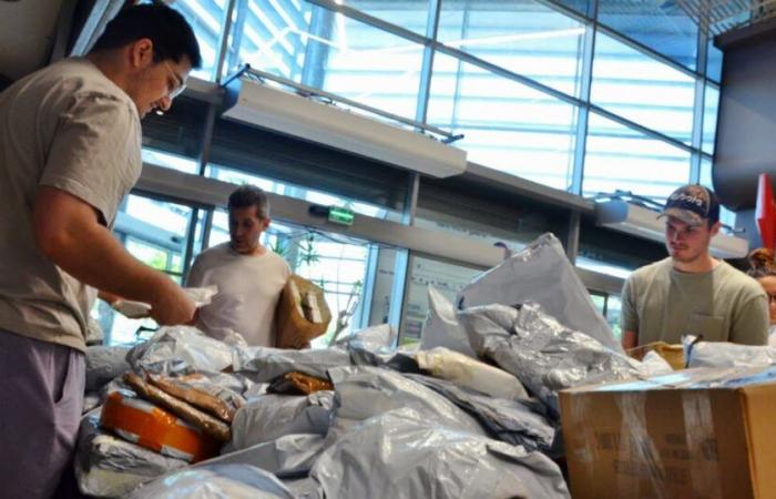 Haute-Loire. Drei Tage, um 2 Tonnen verlorener Pakete in Vals-près-le-Puy zu kaufen