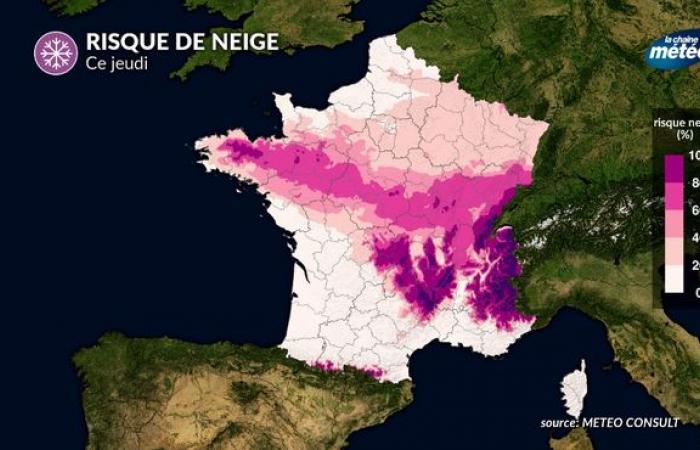 Schnee im Flachland am Donnerstag: Wo wird er fallen?