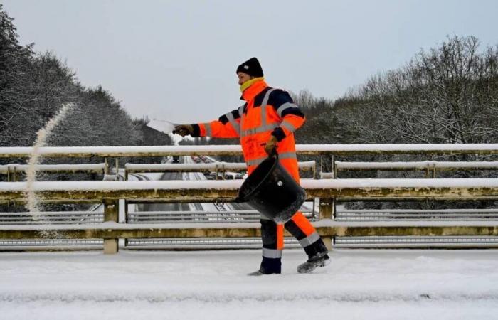 Am Donnerstag könnte es in der Normandie schneien, das Straßenamt gibt seinen Winterplan bekannt