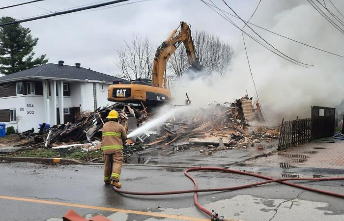 Ein Wohnhaus in Nicolet wurde von Flammen zerstört