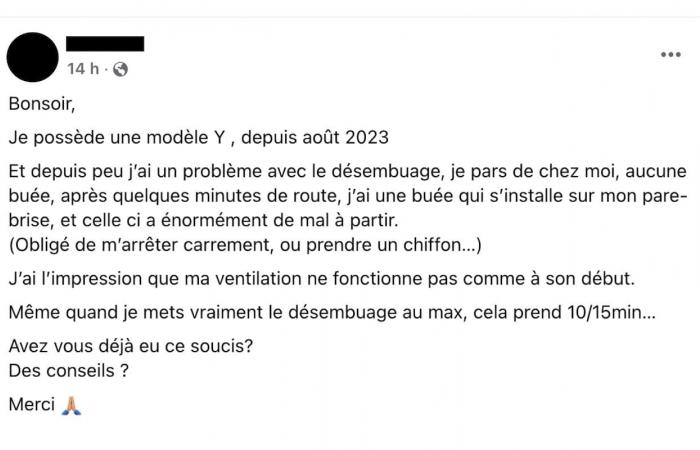 Seit einem Update wird das Tesla Model Y von Nebel überschwemmt