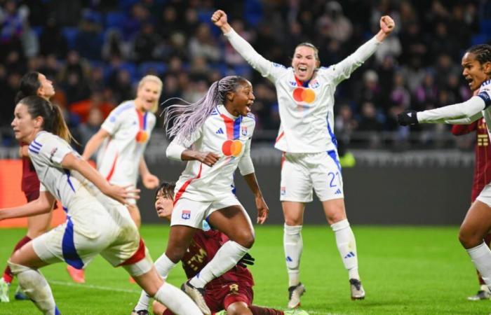 Dank seines Sieges qualifiziert sich Lyon für das Viertelfinale der Women’s Champions League