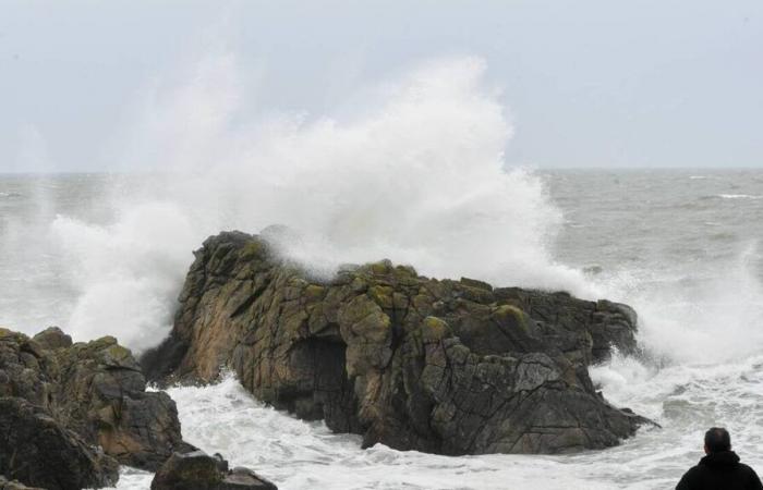 An der Küste werden an diesem Donnerstag starke Windböen erwartet, Loire-Atlantique in Alarmstufe Orange